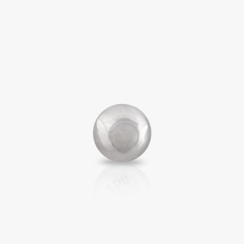 2.5mm Ball, White Gold Piercing