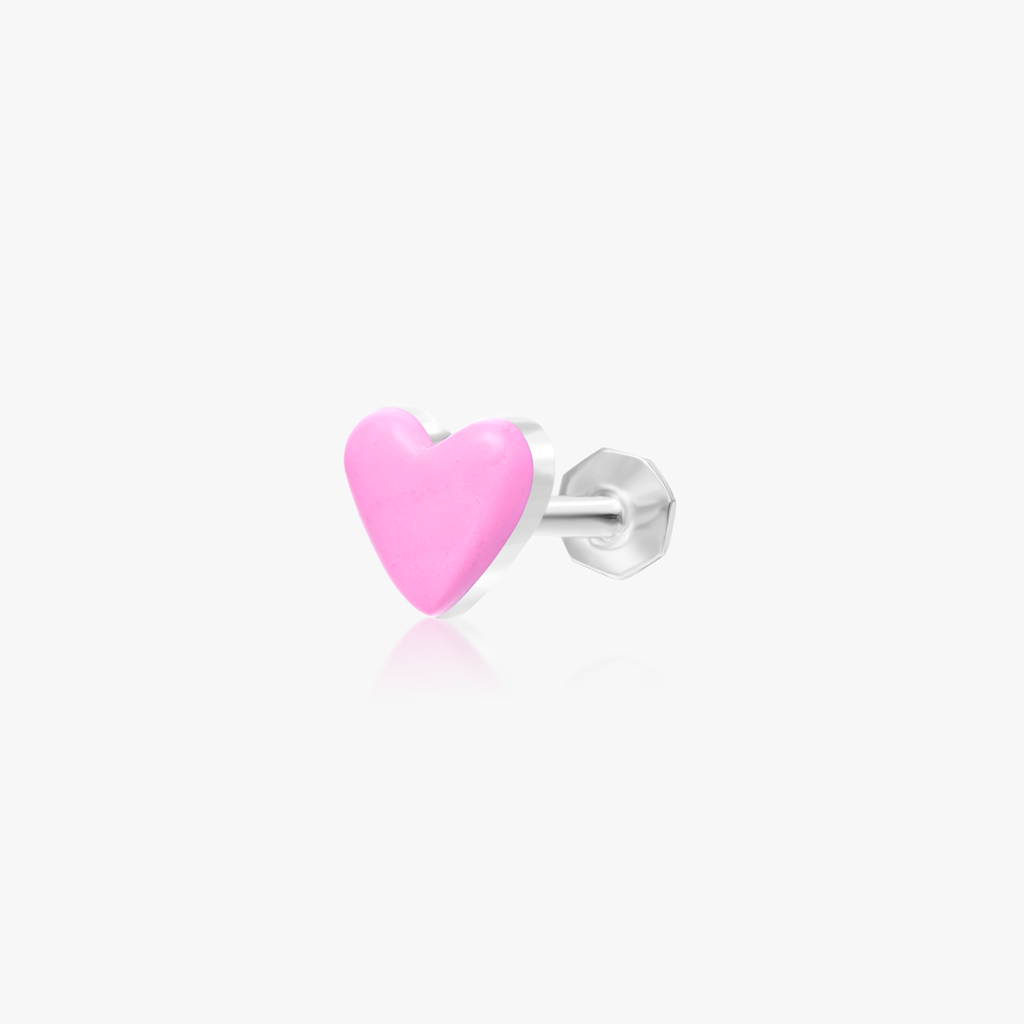 Heart Enamel Piercing,Kids