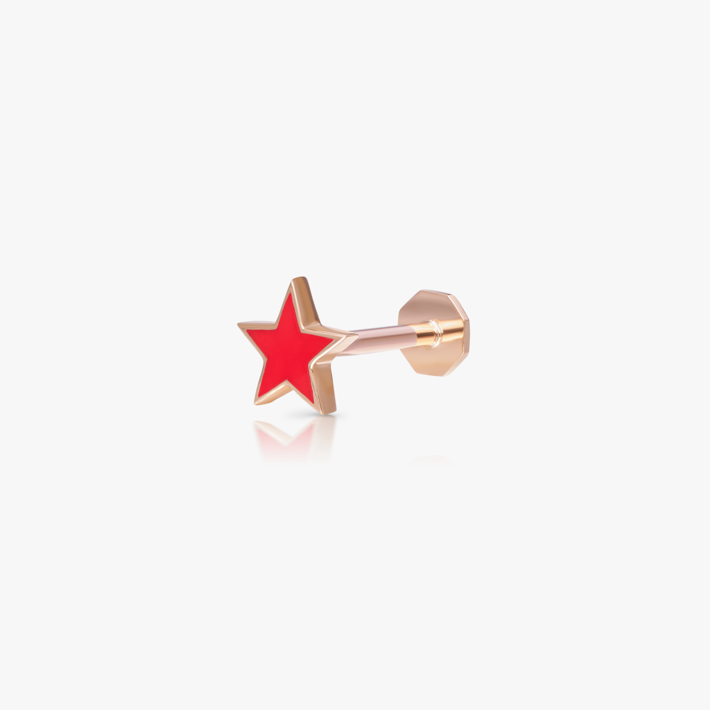 Star Enamel Piercing