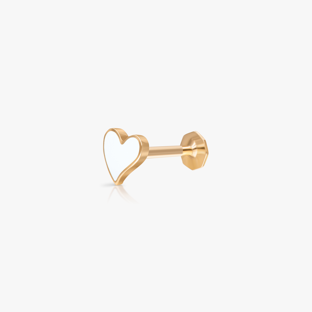 Heart Enamel Piercing