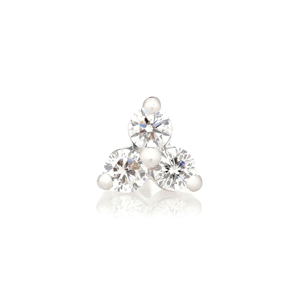 dots  Diamond Piercing, White Gold small